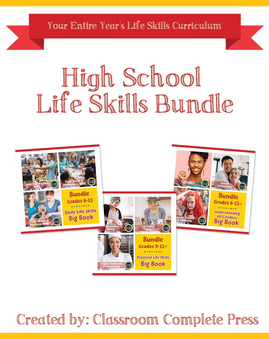 High School Life Skills Bundle Gr. 6-12+