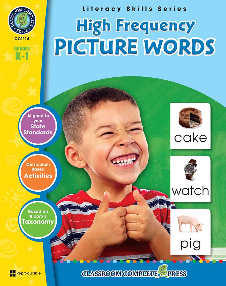 High Frequency Picture Words Gr. PK-2 - print book
