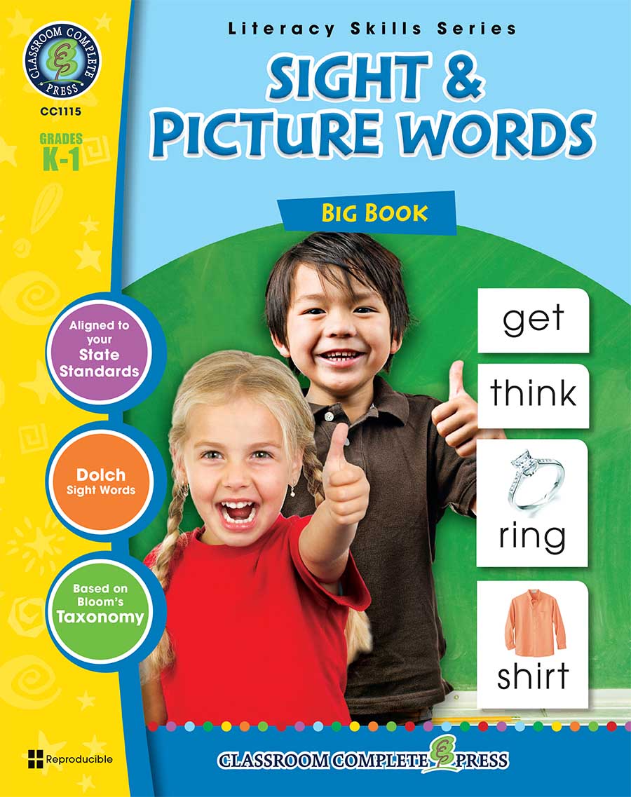 Sight & Picture Words Big Book Gr. PK-2 - print book