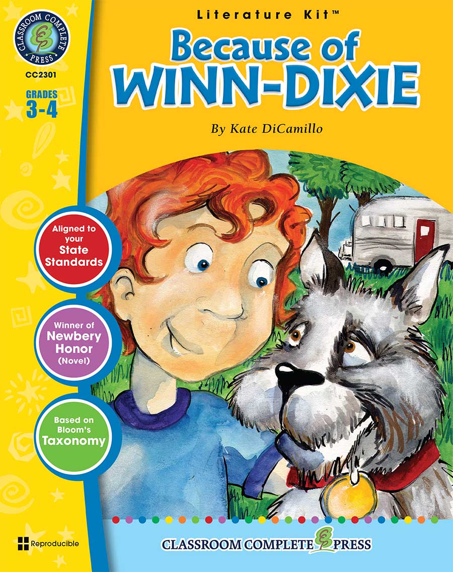 Because of Winn-Dixie - Literature Kit Gr. 3-4 - print book