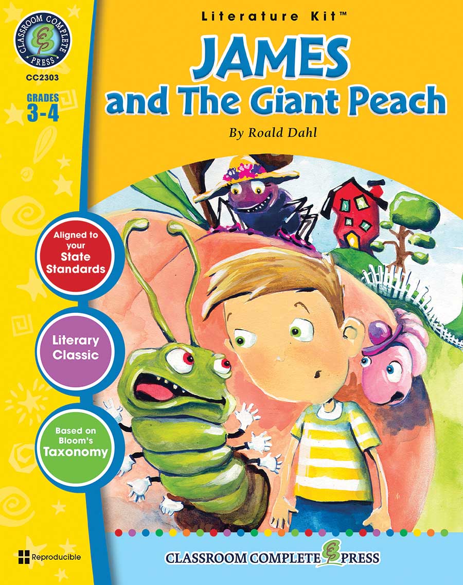 James and the Giant Peach - Literature Kit Gr. 3-4 - print book