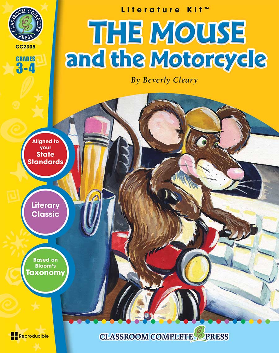 The Mouse and the Motorcycle - Literature Kit Gr. 3-4 - print book