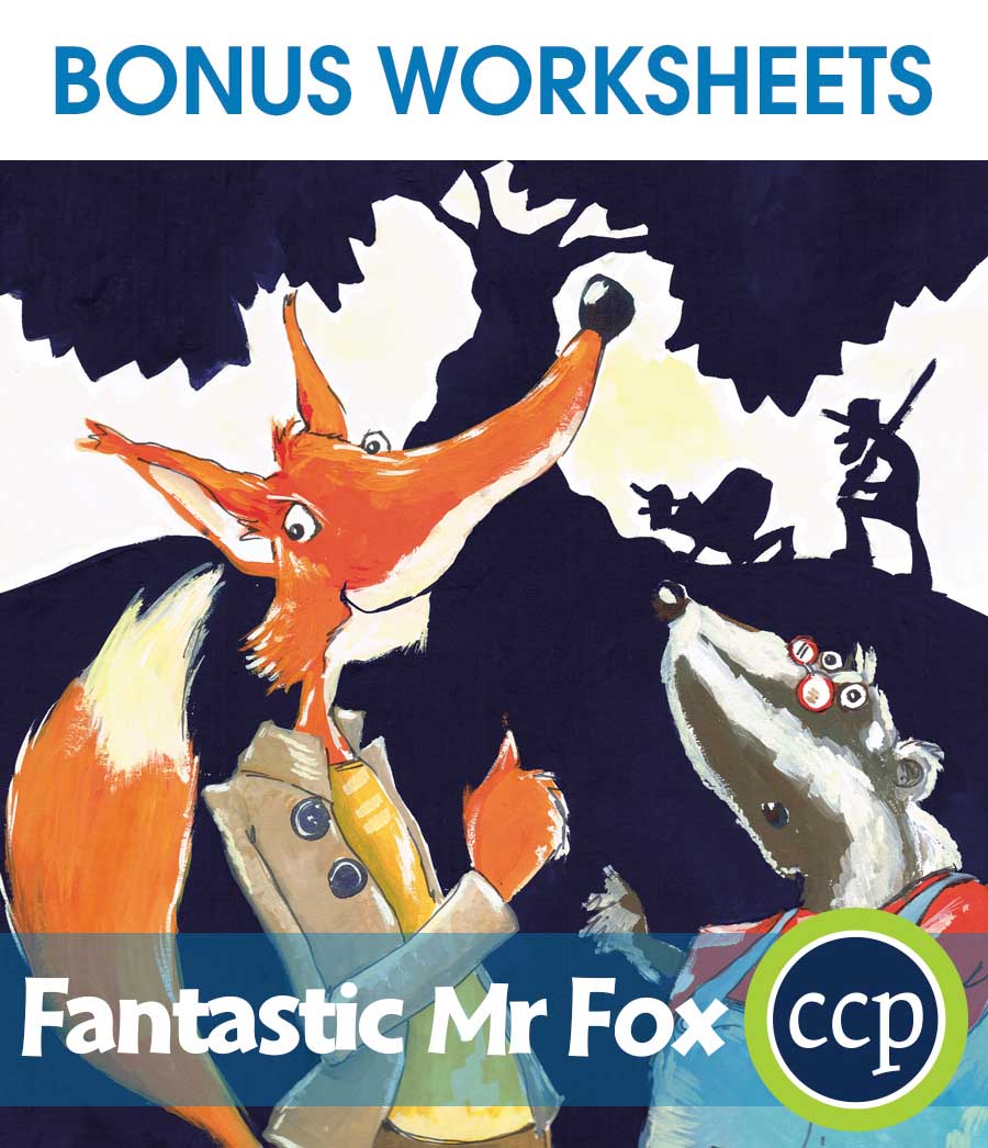 Fantastic Mr Fox - Literature Kit Gr. 3-4 - BONUS WORKSHEETS - eBook