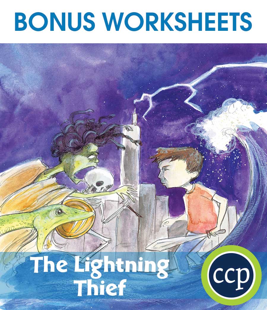 The Lightning Thief - Literature Kit Gr. 5-6 - BONUS WORKSHEETS - eBook