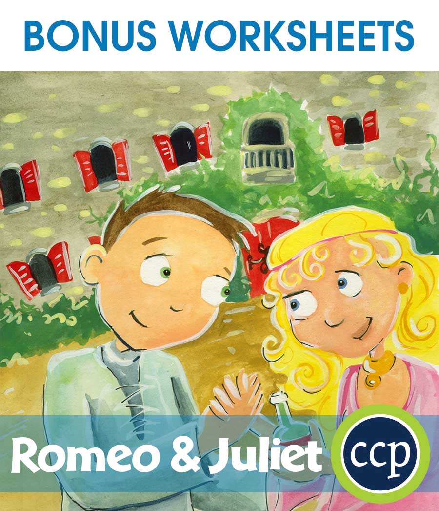 Romeo & Juliet - Literature Kit Gr. 7-8 - BONUS WORKSHEETS - eBook