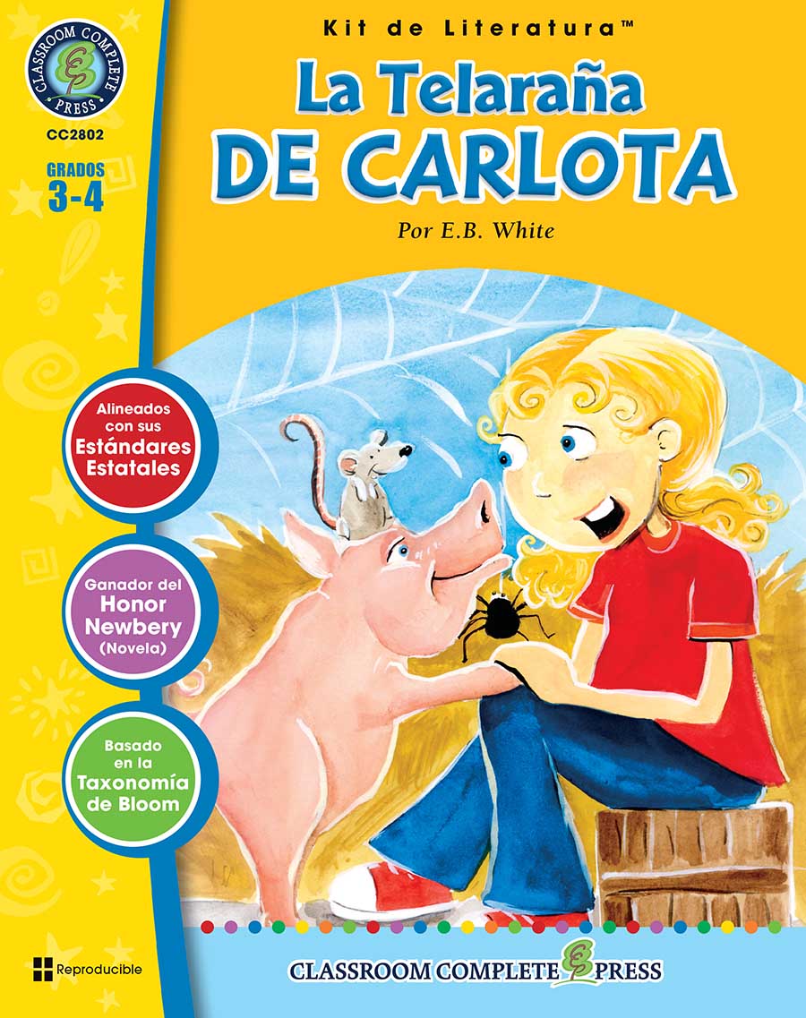 La Telarana de Carlota - Kit de Literatura Gr. 3-4 - libro impreso