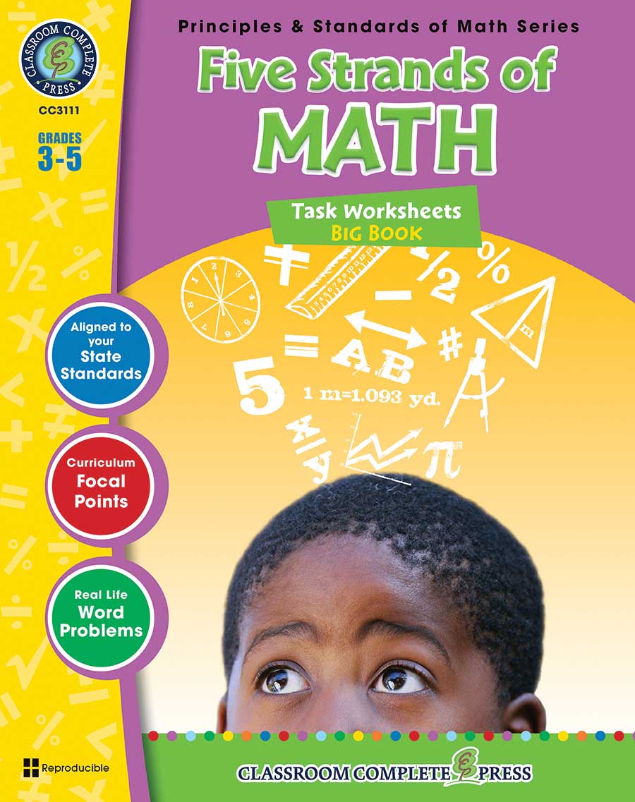 Five Strands of Math - Tasks Big Book Gr. 3-5 - print book