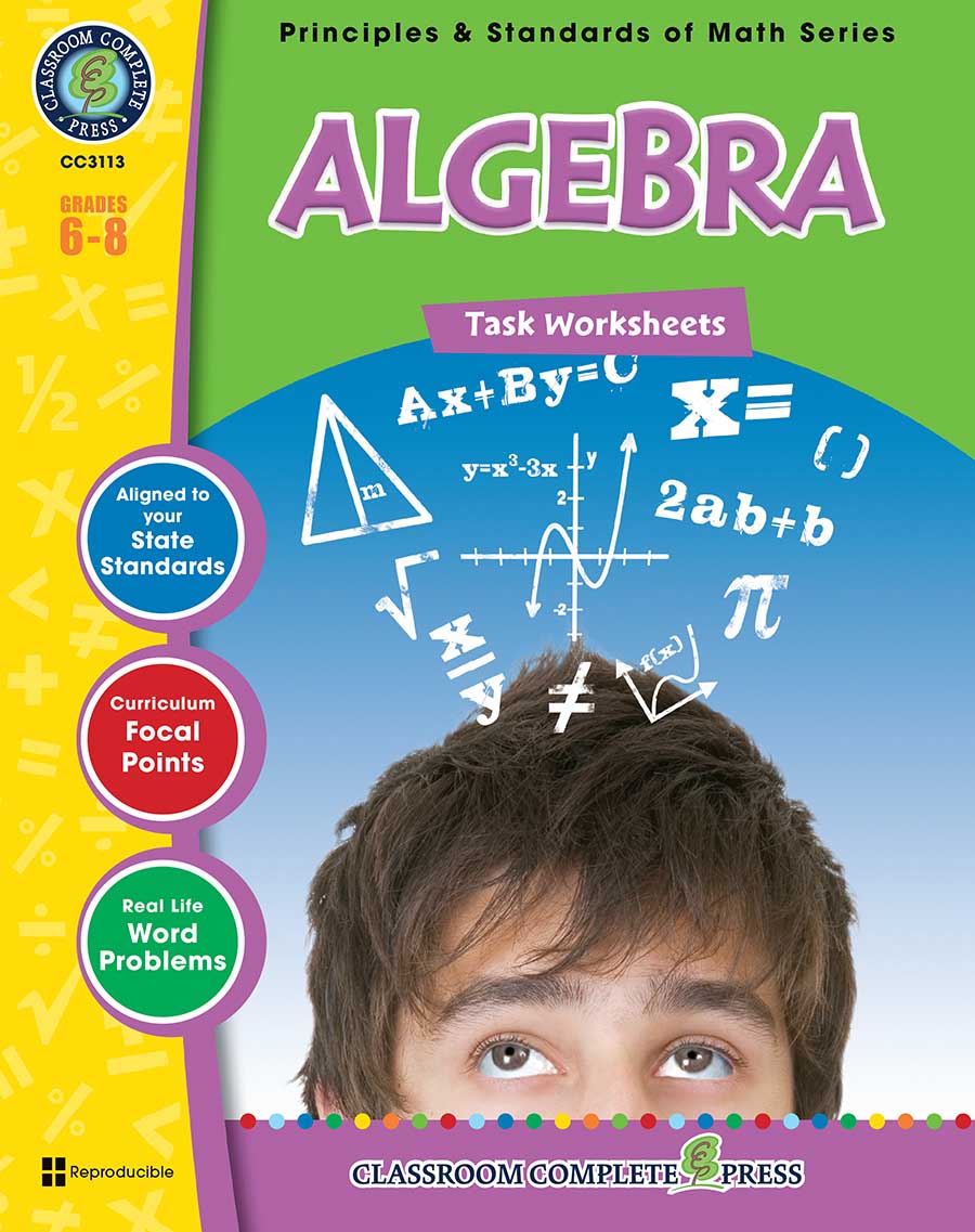 Algebra - Task Sheets Gr. 6-8 - print book