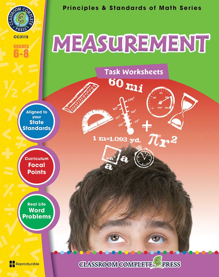 Measurement - Task Sheets Gr. 6-8 - print book
