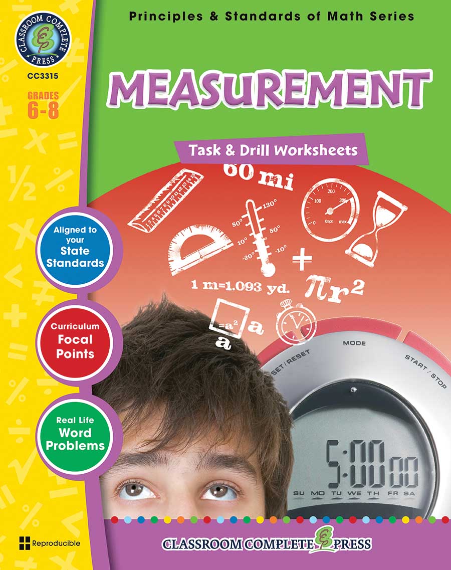 Measurement - Task & Drill Sheets Gr. 6-8 - print book