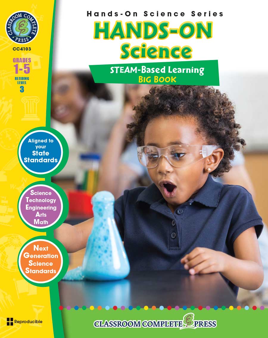 Hands-On STEAM Science Big Book Gr. 1-5 - print book