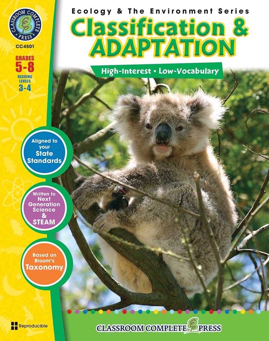 Classification & Adaptation Gr. 5-8 - print book