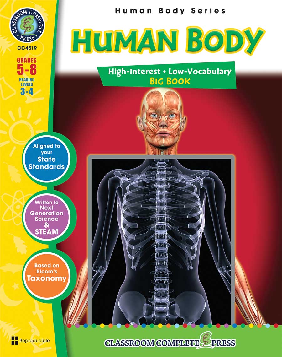 Human Body Big Book Gr. 5-8 - print book