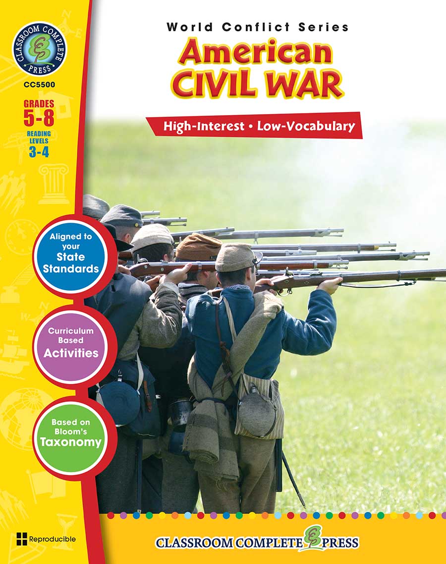 American Civil War Gr. 5-8 - print book