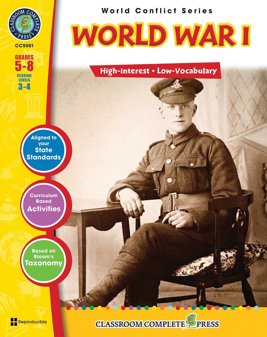 World War 1 Gr. 5-8 - print book