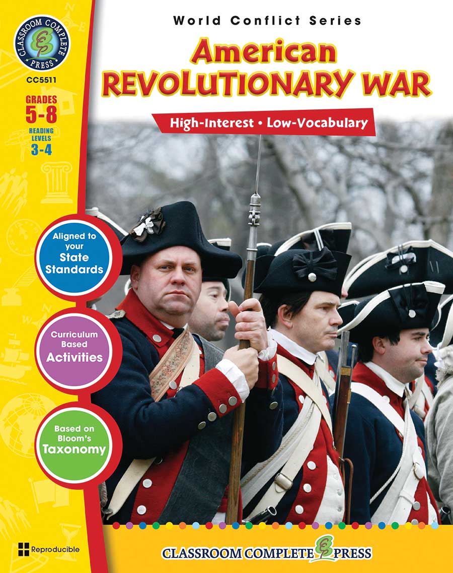 American Revolutionary War Gr. 5-8 - print book