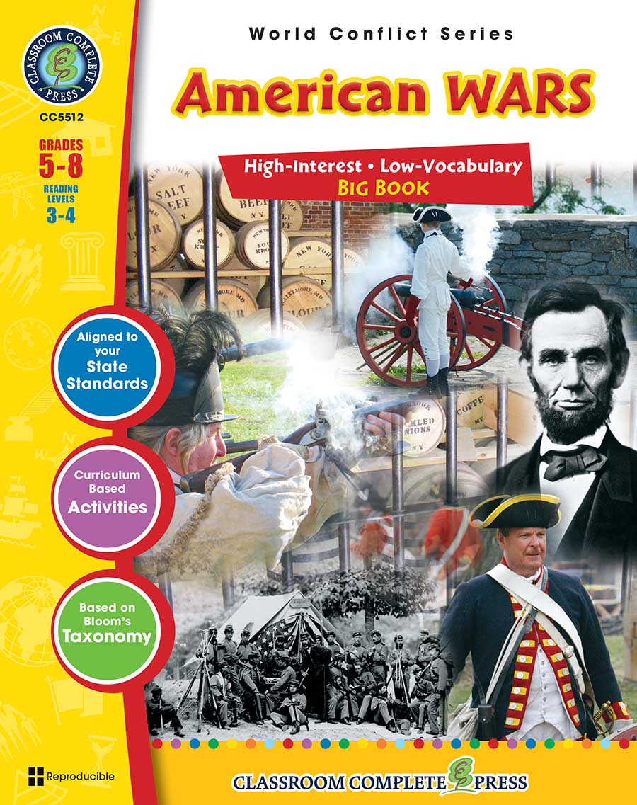 American Wars Big Book Gr. 5-8 - print book