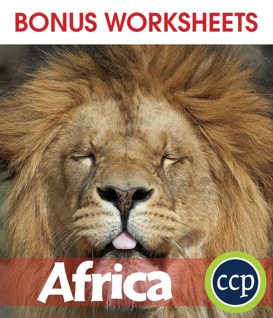 Africa Gr. 5-8 - BONUS WORKSHEETS - eBook