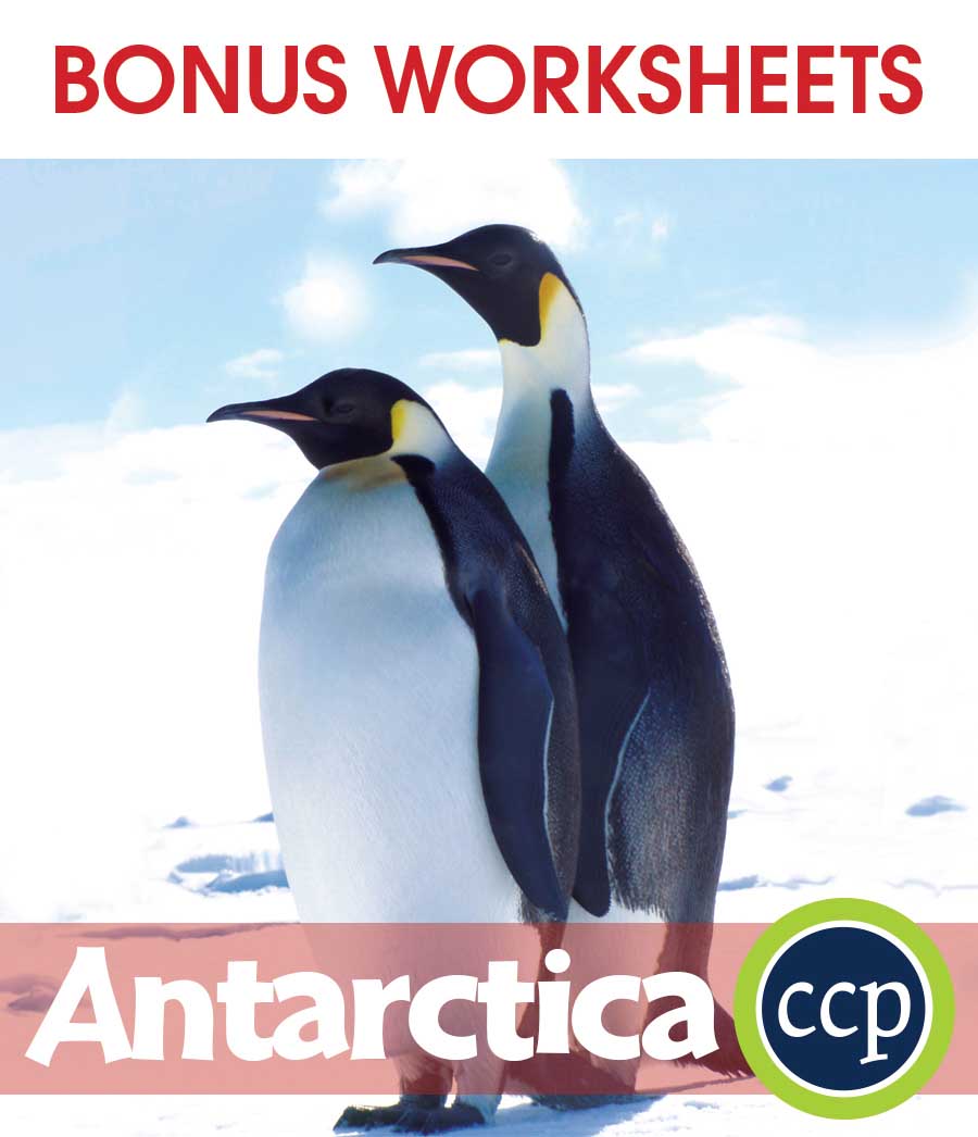 Antarctica Gr. 5-8 - BONUS WORKSHEETS - eBook