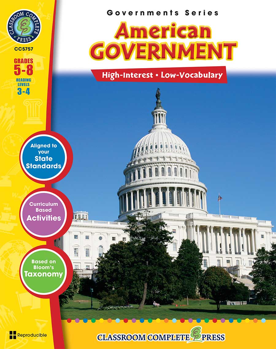 American Government Gr. 5-8 - print book