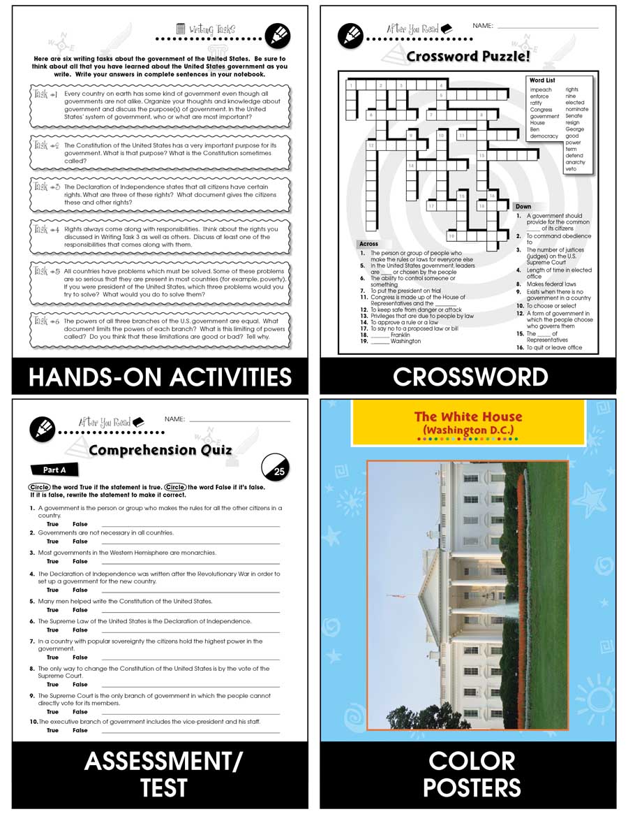 American Government Gr. 5-8 - print book