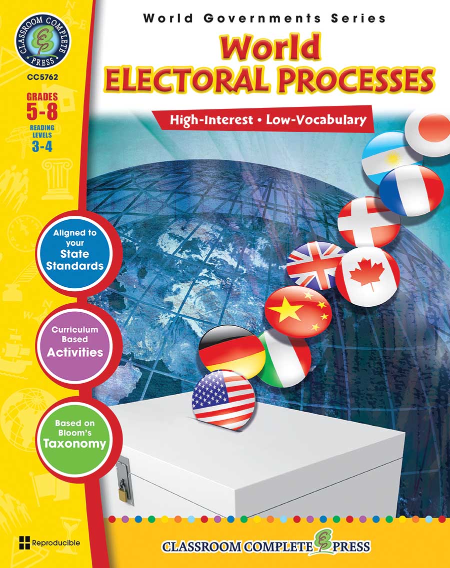 World Electoral Processes Gr. 5-8 - print book