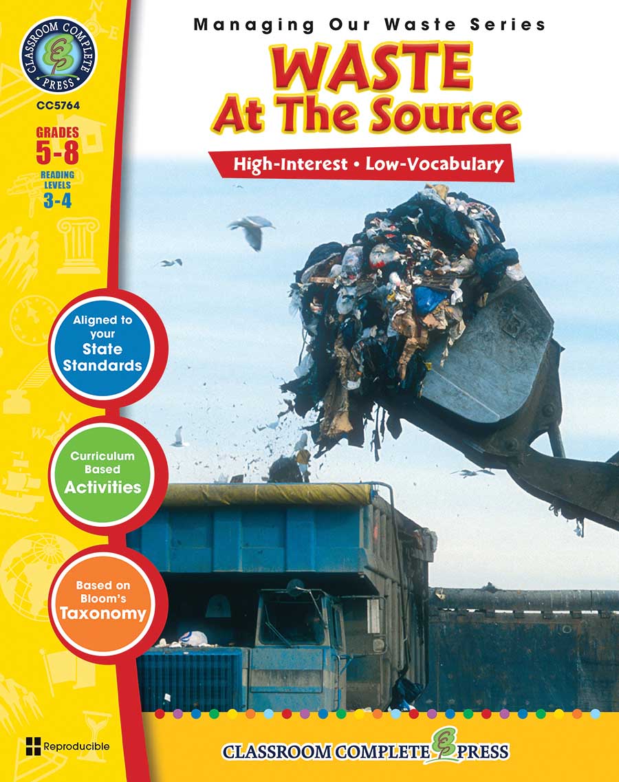 Waste: At the Source Gr. 5-8 - print book