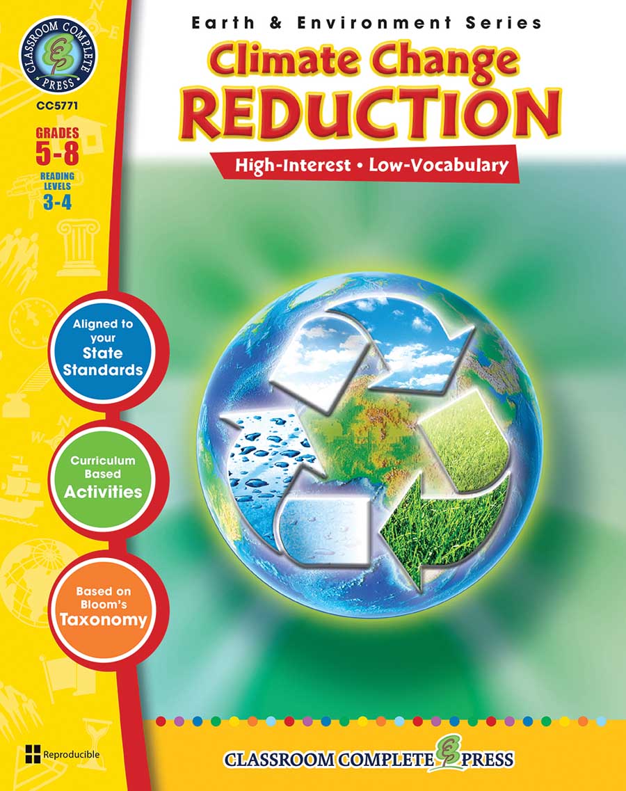 Climate Change: Reduction Gr. 5-8 - print book