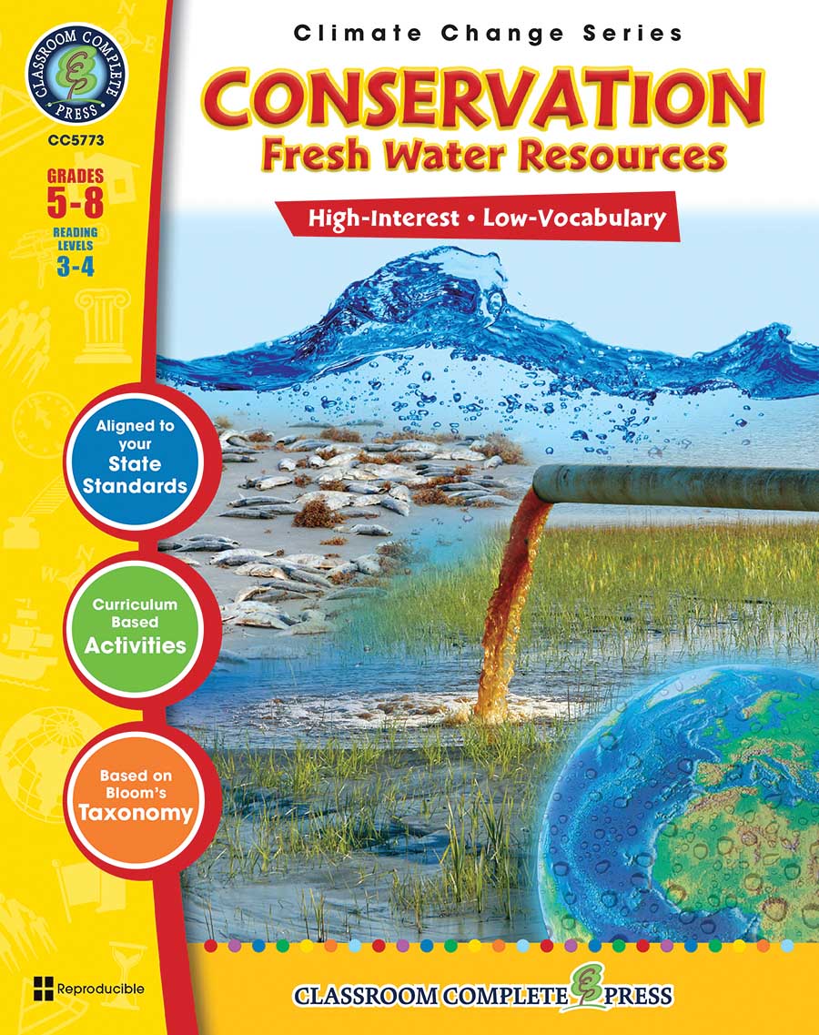 Conservation: Fresh Water Resources Gr. 5-8 - print book