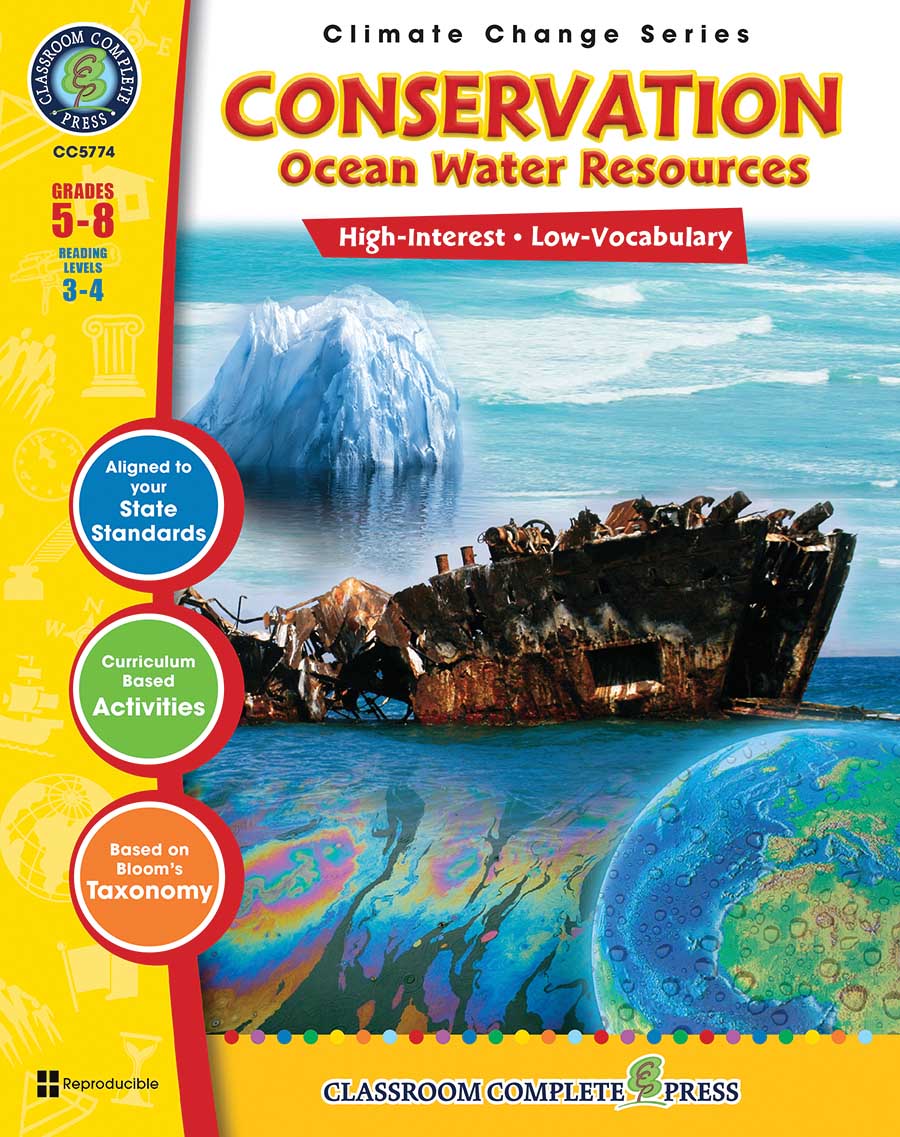 Conservation: Ocean Water Resources Gr. 5-8 - print book