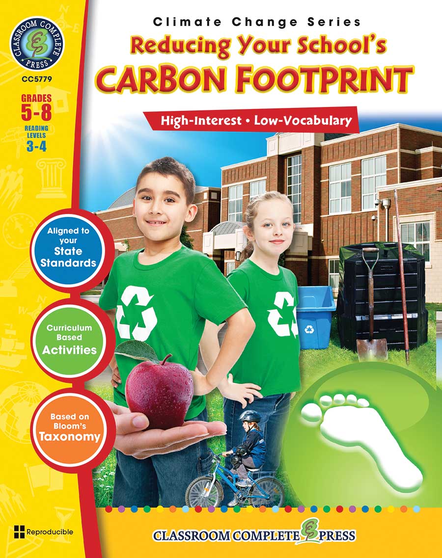 Reducing Your School's Carbon Footprint Gr. 5-8 - print book