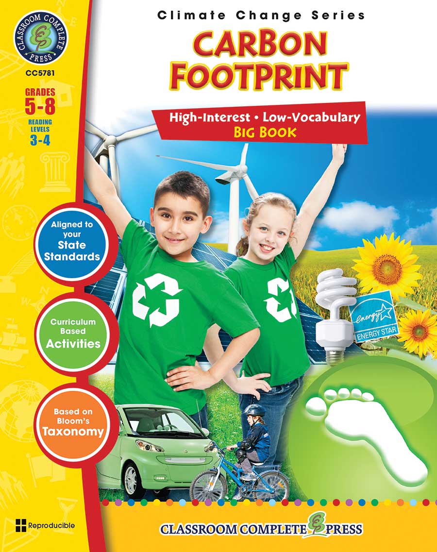 Carbon Footprint Big Book Gr. 5-8 - print book