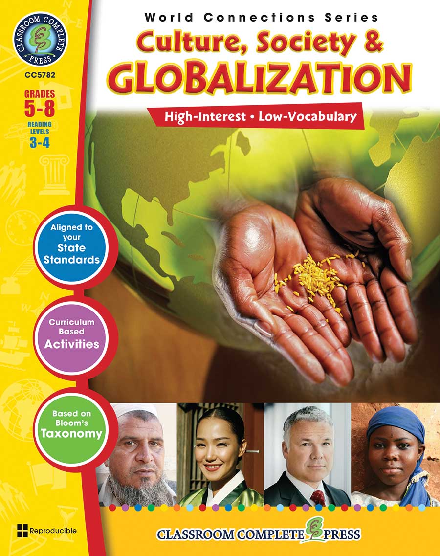 Culture, Society & Globalization Gr. 5-8 - print book