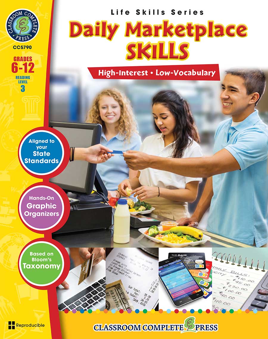 Daily Marketplace Skills Gr. 6-12 - print book