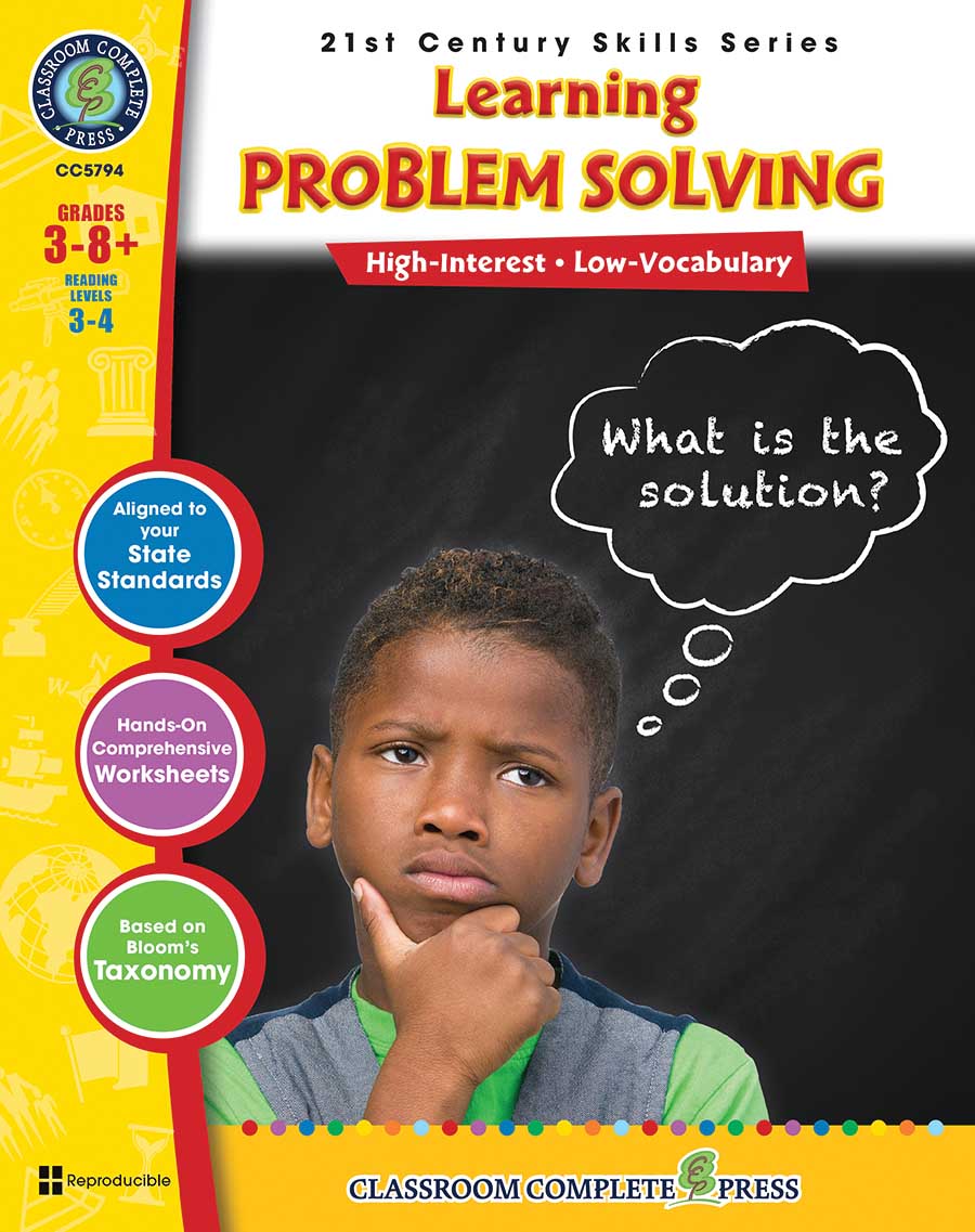 21st Century Skills - Learning Problem Solving Gr. 3-8+ - print book
