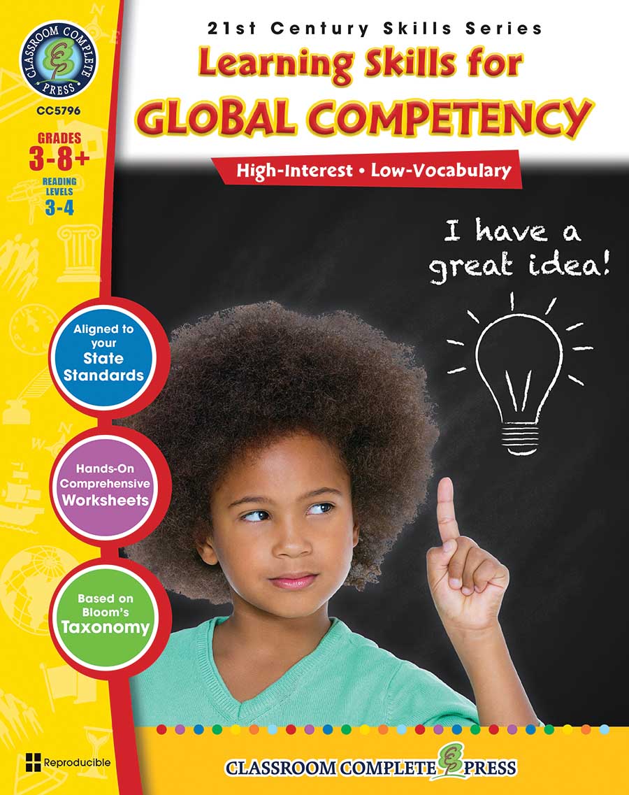 21st Century Skills - Learning Skills for Global Competency Gr. 3-8+ - print book