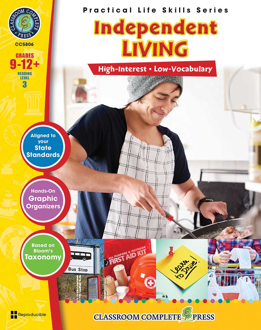 Practical Life Skills - Independent Living Gr. 9-12+ - print book