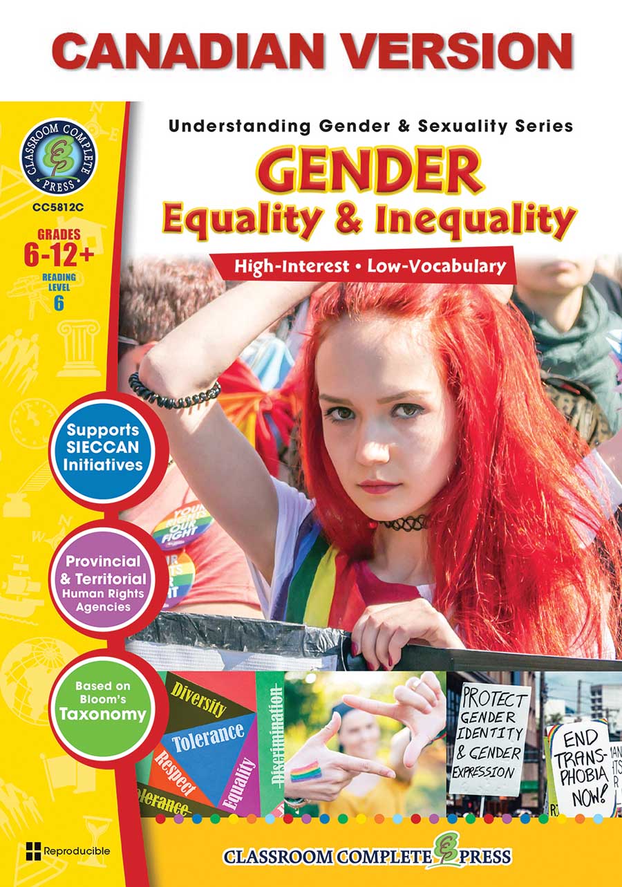 Gender Equality & Inequality - Canadian Content Gr. 6-Adult - print book