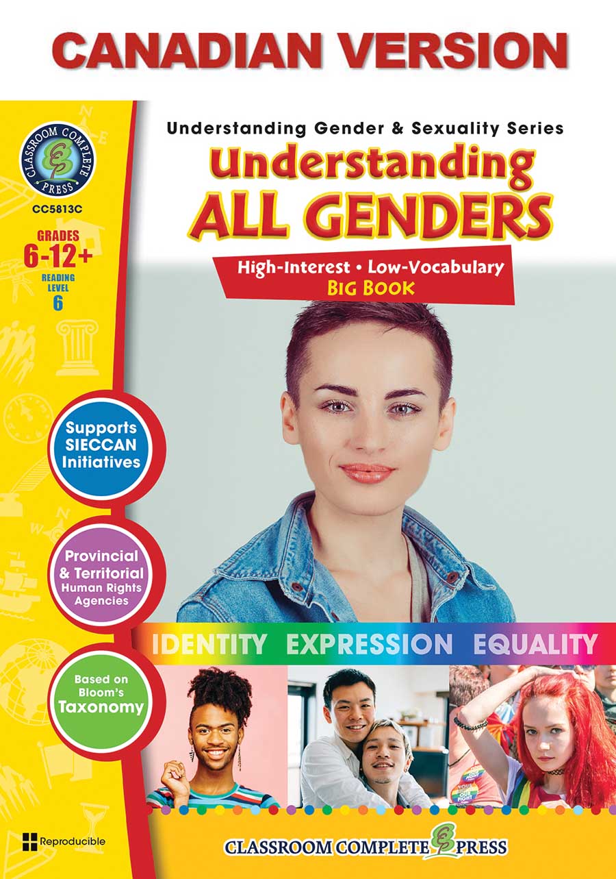 Understanding All Genders Big Book - Canadian Content Gr. 6-Adult - print book