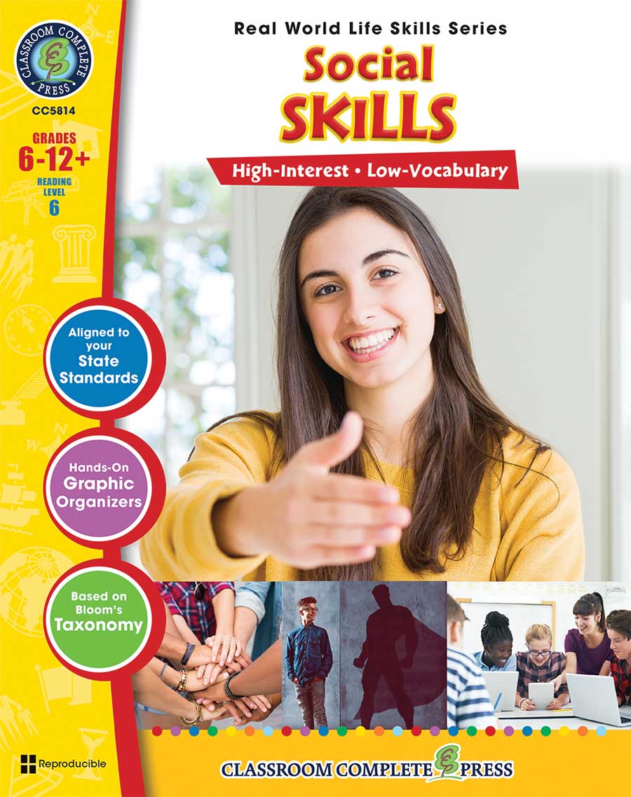 Real World Life Skills - Social Skills Gr. 6-12+ - print book