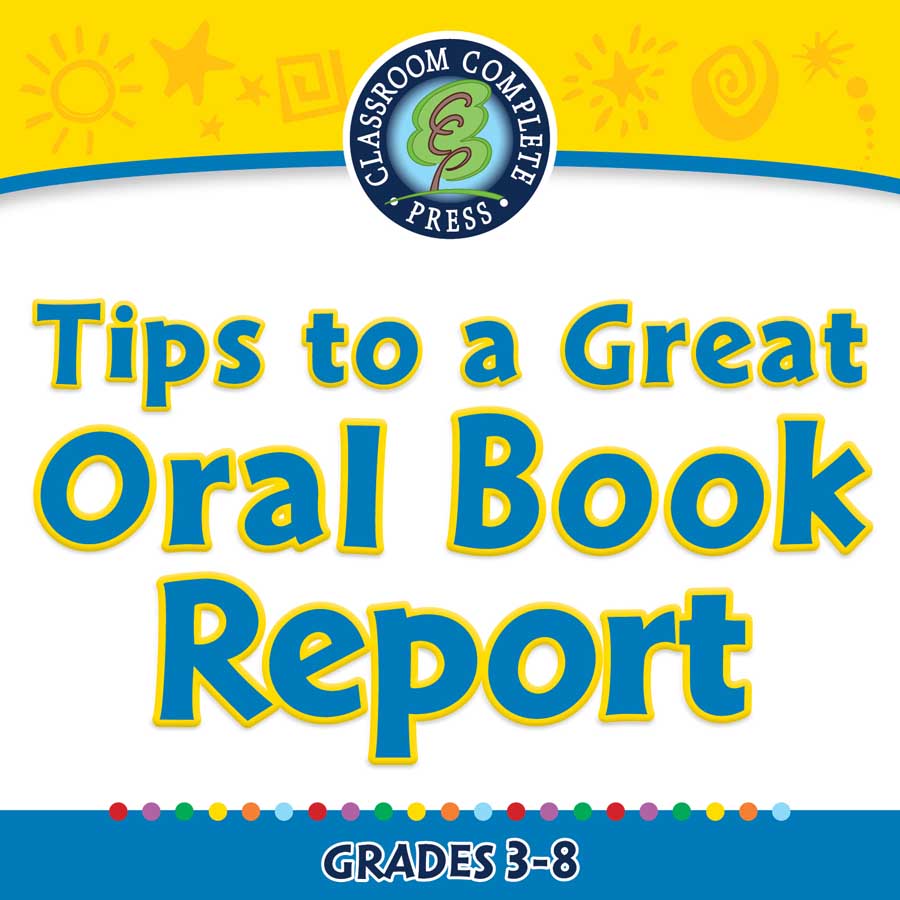 oral book report ideas