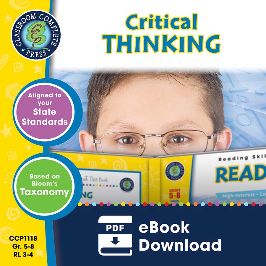 Critical Thinking Gr. 5-8 - eBook