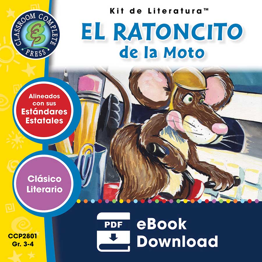 El Ratoncito de la Moto - Kit de Literatura Gr. 3-4 - libro electronico