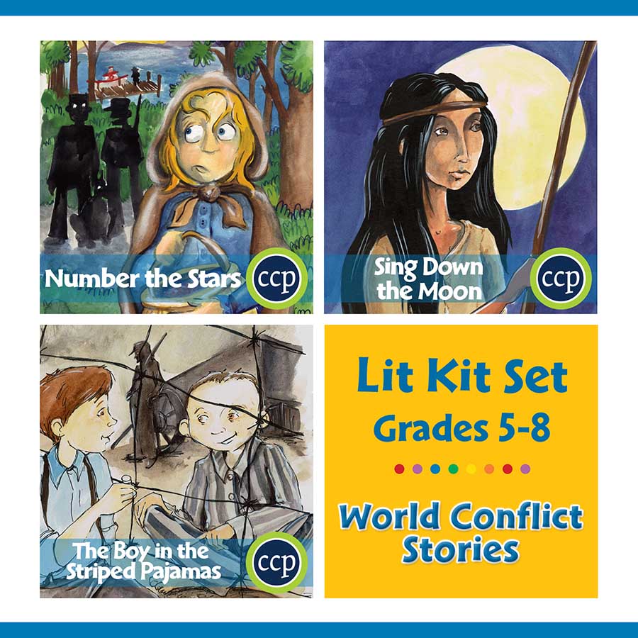 World Conflict Stories Lit Kit Set - Gr. 5-8