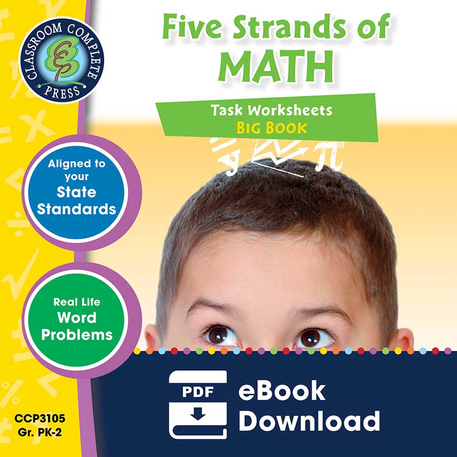 Five Strands of Math - Tasks  Big Book Gr. PK-2 - eBook