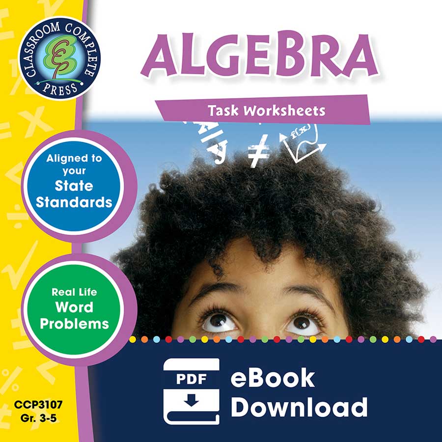 Algebra - Task Sheets Gr. 3-5 - eBook