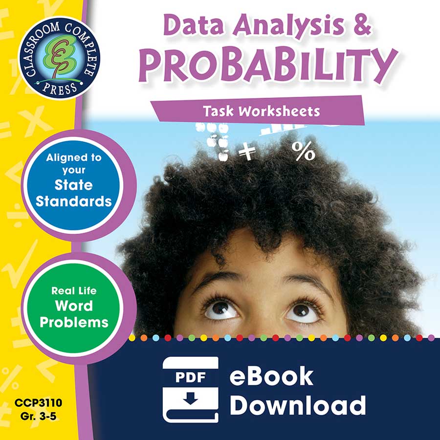 Data Analysis & Probability - Task Sheets Gr. 3-5 - eBook