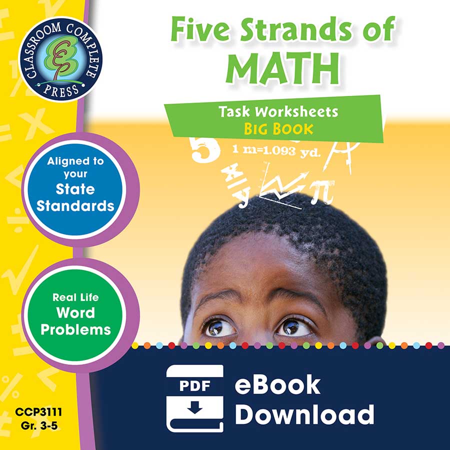 Five Strands of Math - Tasks Big Book Gr. 3-5 - eBook