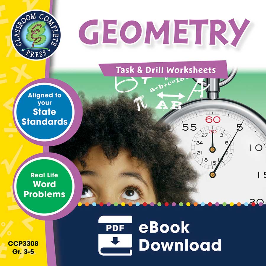 Geometry - Task & Drill Sheets Gr. 3-5 - eBook