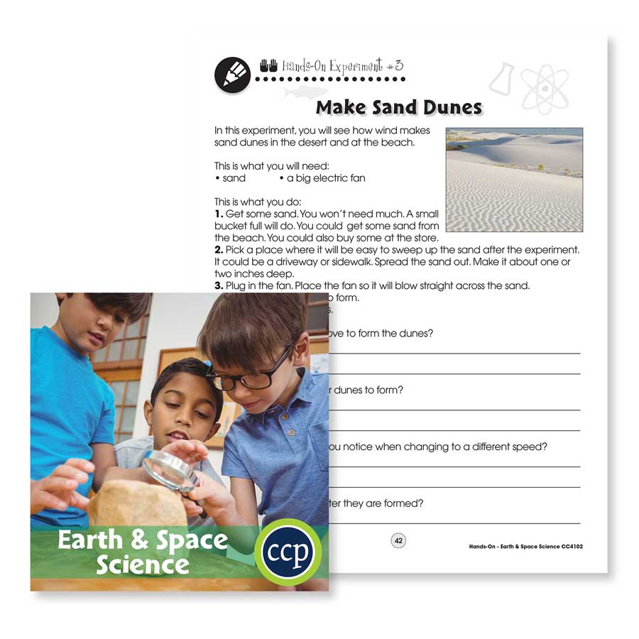 Earth & Space Science: Make Sand Dunes Gr. 1-5 - WORKSHEET - eBook